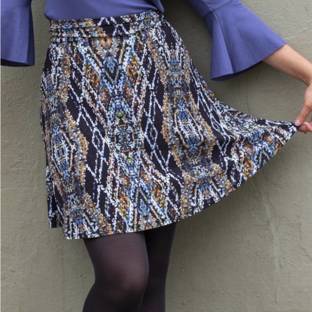 Viereck Above Knee, A-Line “Sherry” Skirt – vintage print - Picture 8 of 8